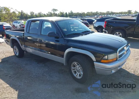 2002 Dodge Dakota Slt из США, поврежденный, VIN 1B7HL48X82S603451